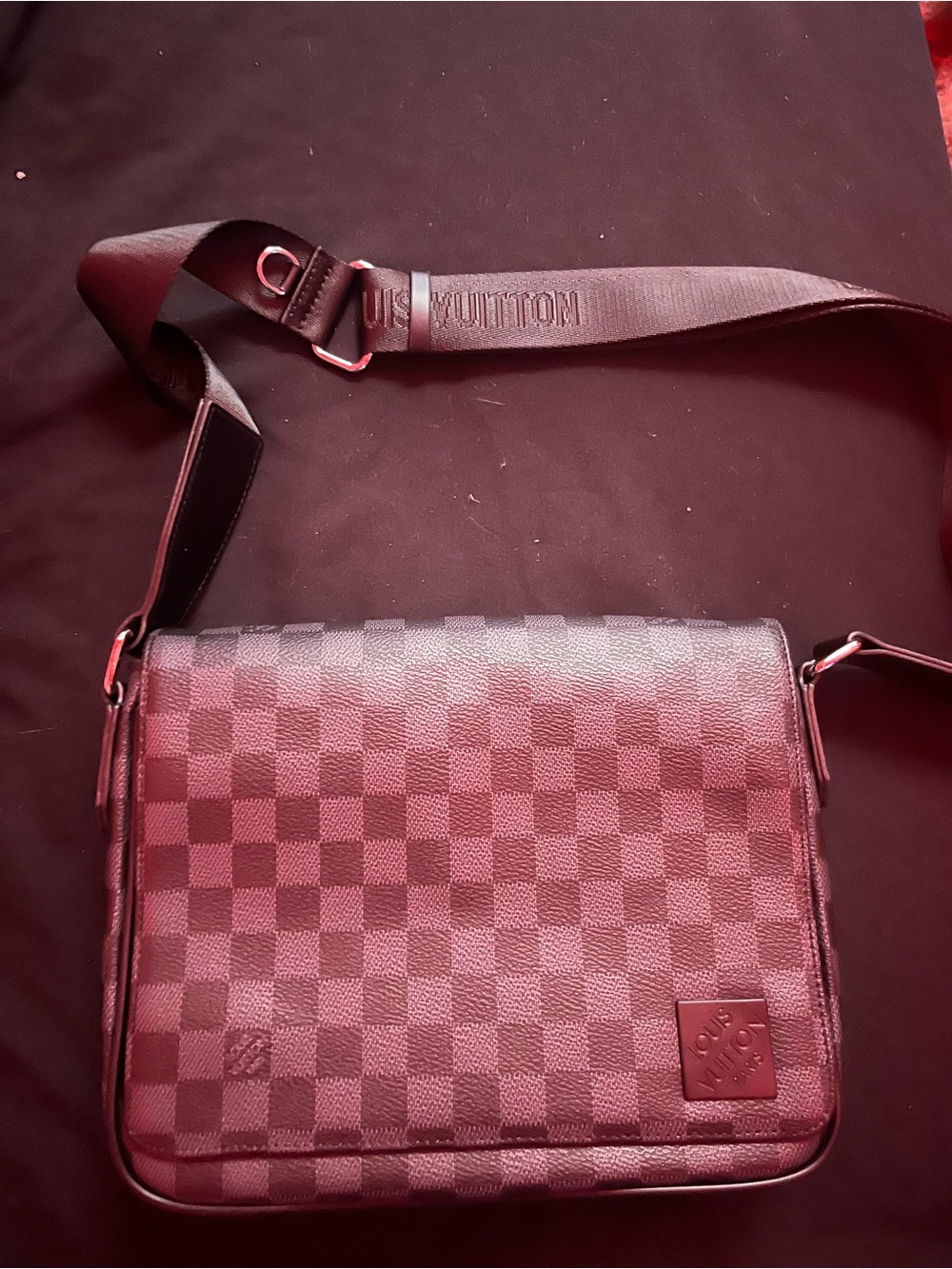 Louis Vuitton Damier Messenger Bag - Dark Brown